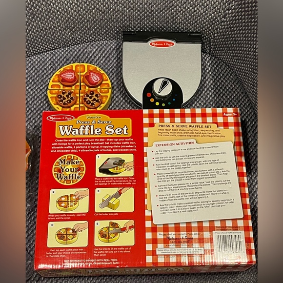 Melissa & Doug Wooden Waffle Set - Picture 6 of 6